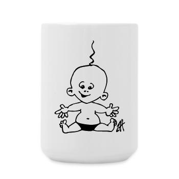 bébé - Grande tasse 440 ml - blanc - Devant