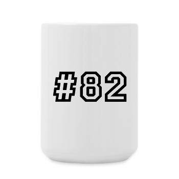 1982 Born 44th Birthday 44 years old - Large Mug 440 ml - white - Front