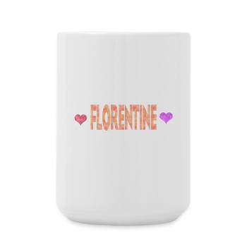 florentin - Grande tasse 440 ml - blanc - Devant