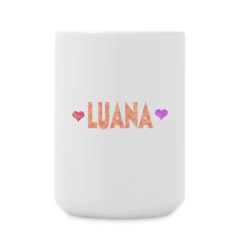 Luana - Grande tasse 440 ml - blanc - Devant