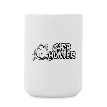 Carp Hunter - Große Tasse 440 ml - Weiß - Vorne