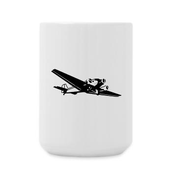 Ju-52 - Große Tasse 440 ml - Weiß - Vorne