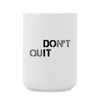 Do not give up - Large Mug 440 ml - white - Front