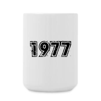 jahrgang 1977 - Große Tasse 440 ml - Weiß - Vorne
