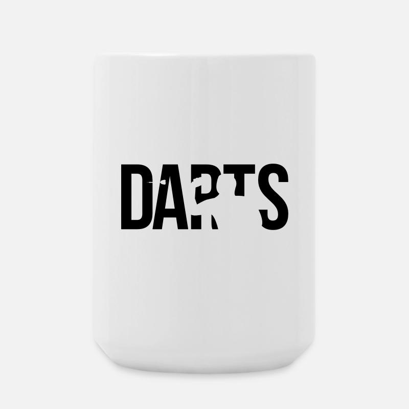 darts - Große Tasse 440 ml - Weiß
