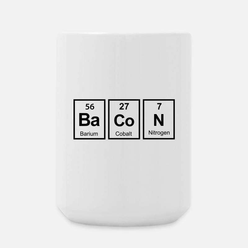 bacon - Große Tasse 440 ml - Weiß