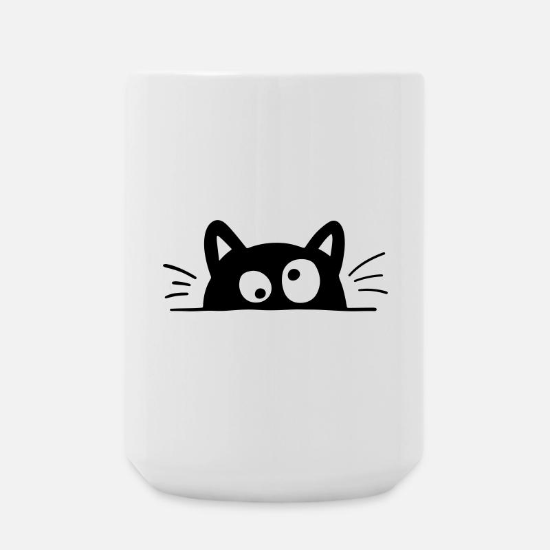 Drôle Chat - Grande tasse 440 ml - blanc
