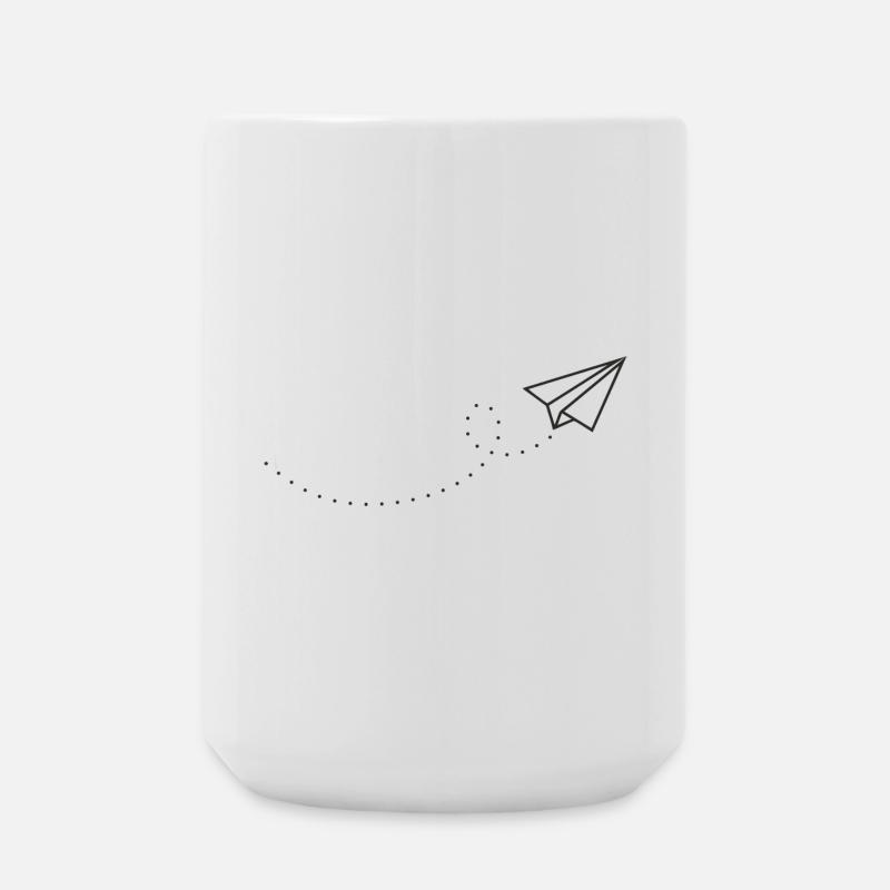 Paperplane - Large Mug 440 ml - white