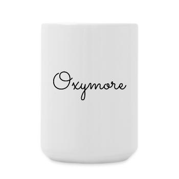 Oxymore - Grande tasse 440 ml - blanc - Devant