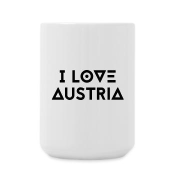 J’AIME L’AUTRICHE - Grande tasse 440 ml - blanc - Devant