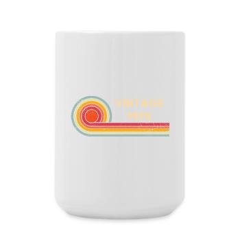 Vintage 1978 Geburtstag Retro Design - Große Tasse 440 ml - Weiß - Vorne