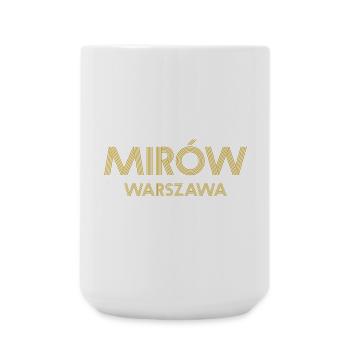 MIROW Warszawa Warsaw Warschau - Large Mug 440 ml - white - Front