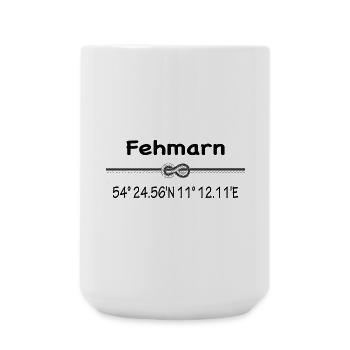 Fehmarn - Große Tasse 440 ml - Weiß - Vorne