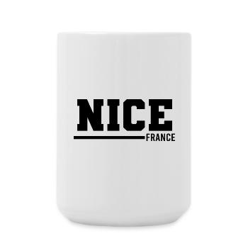 Nizza | Frankreich - Große Tasse 440 ml - Weiß - Vorne