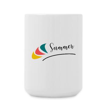 HOLIDAY. HAPPY HOLIDAYS. MISTRESS. MASTER. TEACHER - Large Mug 440 ml - white - Front