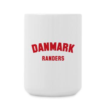 RANDERS Danemark Dänemark - Grande tasse 440 ml - blanc - Devant