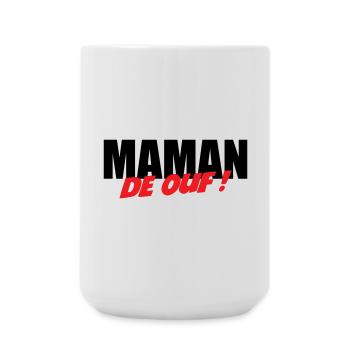 Maman de ouf ! - Grande tasse 440 ml - blanc - Devant