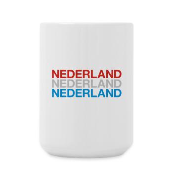 NIEDERLANDE Nederland Netherlands Holland - Large Mug 440 ml - white - Front