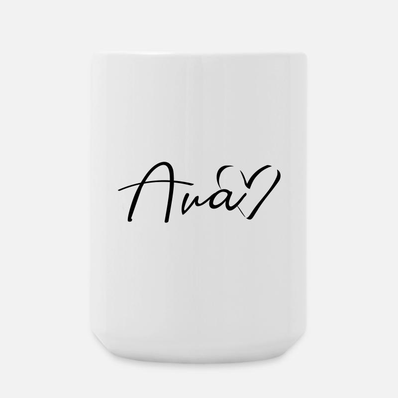 Nom d’Ava Nom - Grande tasse 440 ml - blanc