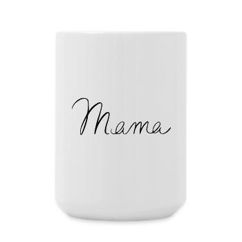 Mama - Große Tasse 440 ml - Weiß - Vorne
