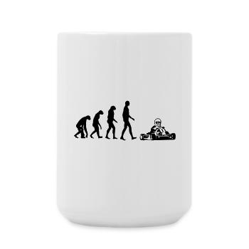 Karting / Kart / Go-Kart / Sport / Driver - Large Mug 440 ml - white - Front