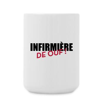 Infirmière / Infirmier / Hôpital / Médecine / - Grande tasse 440 ml - blanc - Devant