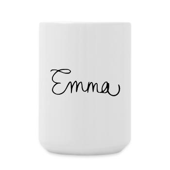 Emma - Large Mug 440 ml - white - Front