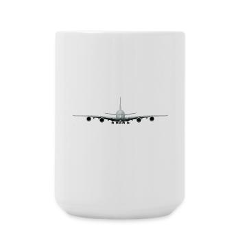 A-380 - Große Tasse 440 ml - Weiß - Vorne