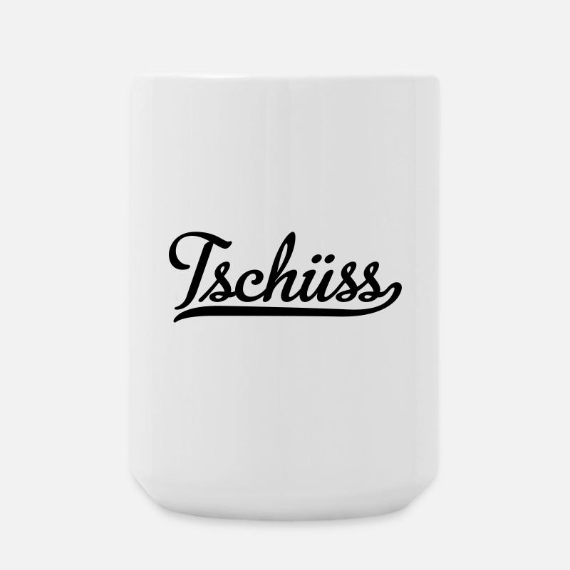 tschüss - Große Tasse 440 ml - Weiß