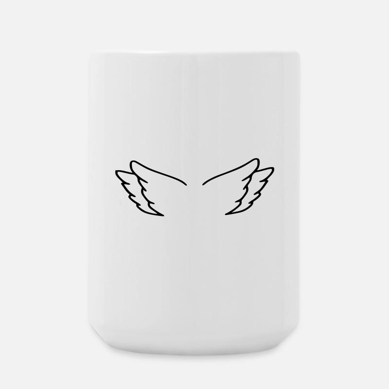 Angel Wings - Large Mug 440 ml - white
