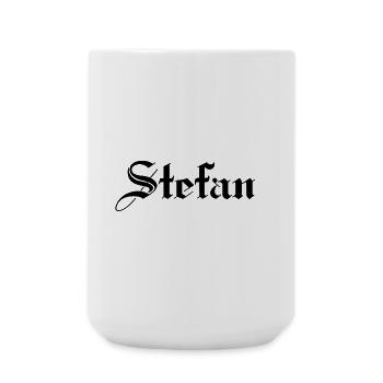 Stefan - Große Tasse 440 ml - Weiß - Vorne