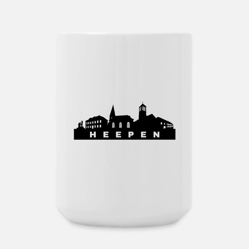 Heepen Skyline Bielefeld Amt Vogtei Kirchen - Große Tasse 440 ml - Weiß