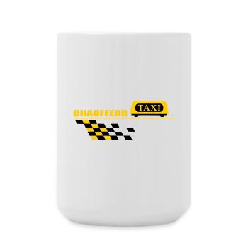 Taxi driver - Large Mug 440 ml - white - Front