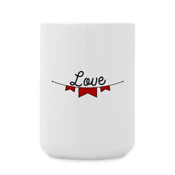 Love - Large Mug 440 ml - white - Front