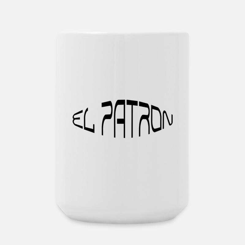 El Patron – Der Macher Look - Große Tasse 440 ml - Weiß