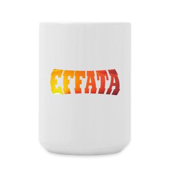 EFFATA - Large Mug 440 ml - white - Front