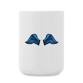 wings - Große Tasse 440 ml - Weiß - Vorne