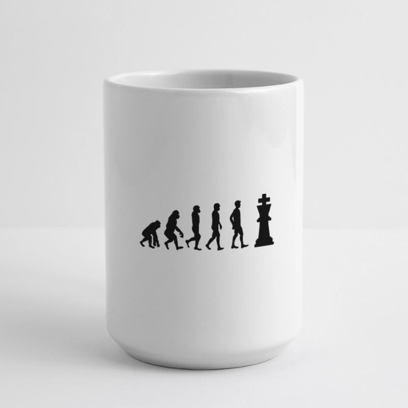 Schach Evolution Große Tasse 440 ml