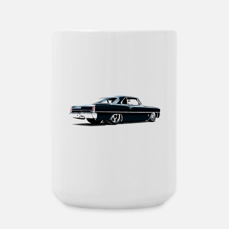 Chevy II Nova Super Sport Back - Large Mug 440 ml - white