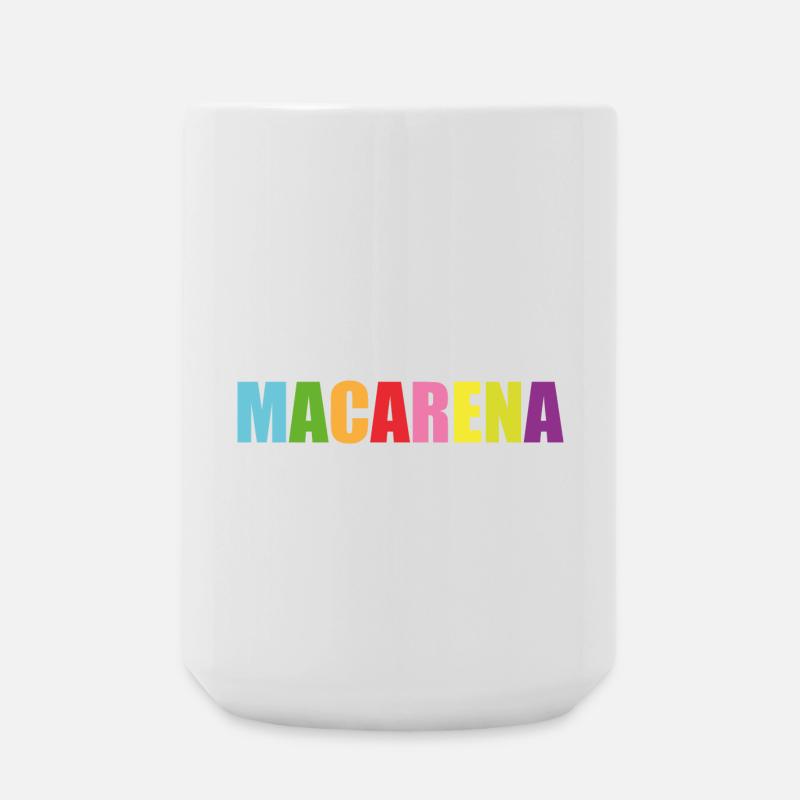 hey Macarena - Große Tasse 440 ml - Weiß