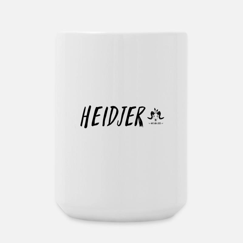 Heidjer - Große Tasse 440 ml - Weiß