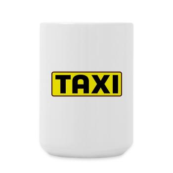 taxi - Large Mug 440 ml - white - Front