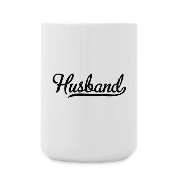 6061912 119088854 husband - Große Tasse 440 ml - Weiß - Vorne