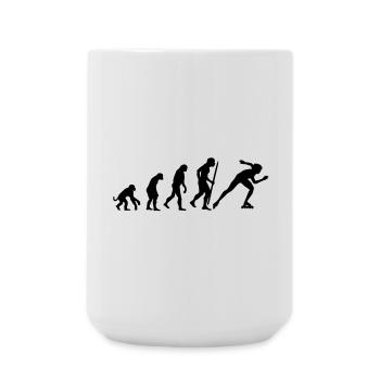 Änderungen im Einklang Eisschnelllauf - Große Tasse 440 ml - Weiß - Vorne