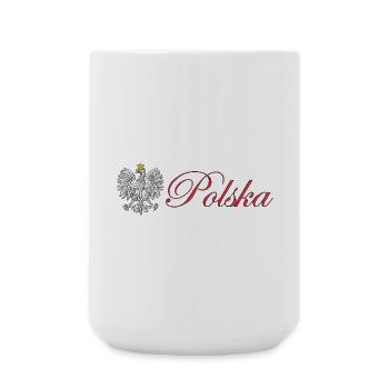 Polska - Poland - Large Mug 440 ml - white - Front
