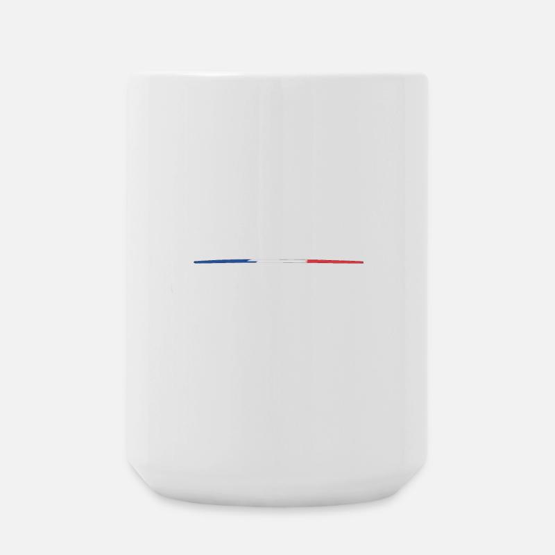 tricolore fr - Large Mug 440 ml - white