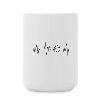 basketballer - Large Mug 440 ml - white - Front