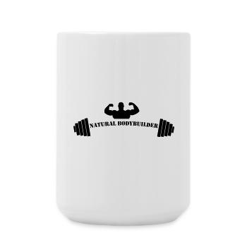 Workout Day - Große Tasse 440 ml - Weiß - Vorne