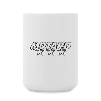 Motard - Grande tasse 440 ml - blanc - Devant