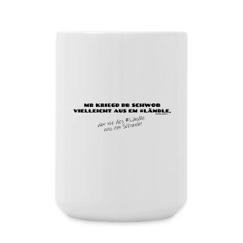 Der Schwabe trägt immer seine Heimat im Herzen - Große Tasse 440 ml - Weiß - Vorne